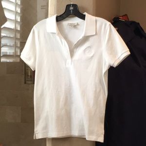 White Faconnable Polo Size S